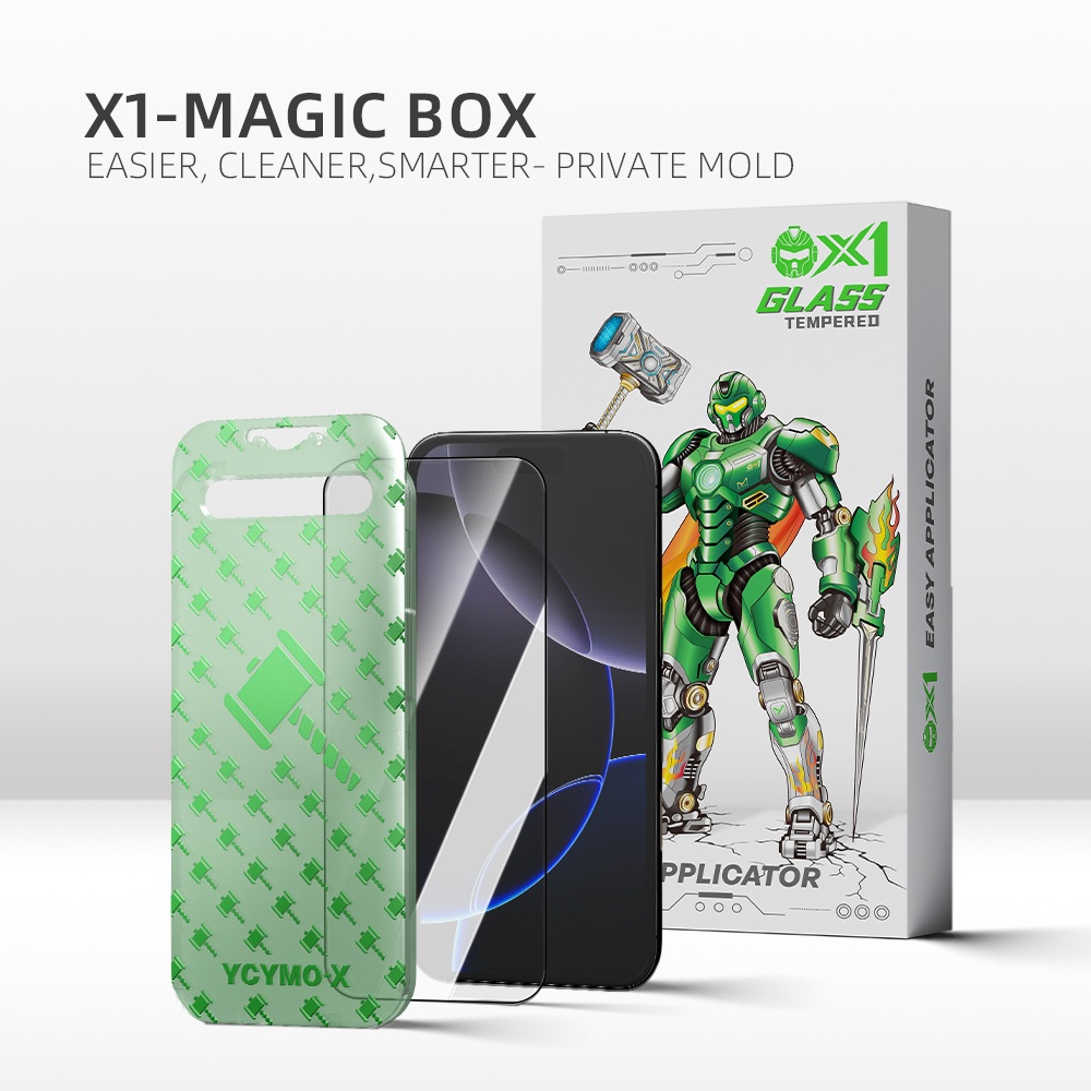 YCYMO Flexible Glass Protector + X1 Applicator